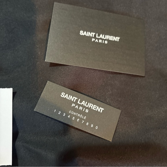 Yves Saint Laurent Metallic Gray Chevron Shoulder Bag - Picture 7 of 16